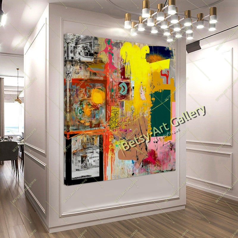 Modern Vivid Abstract Canvas Print - Elegant Home Decor #1