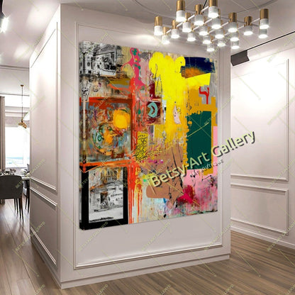 Modern Vivid Abstract Canvas Print - Elegant Home Decor #1