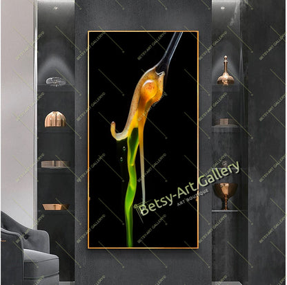 Modern Lighthouse Canvas Print, Coastal Wall Art