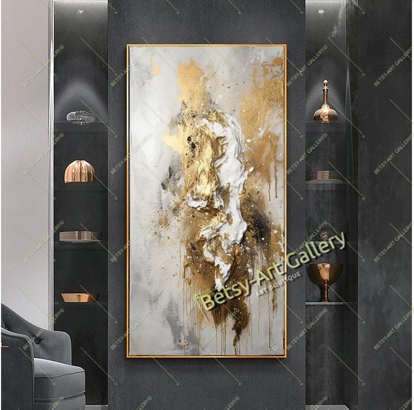 {{ product.title }} canvas artwork by Tanya Mirelle – modern wall decor – original artwork for home, living room, office, or gallery