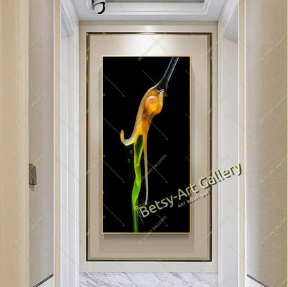 Modern Lighthouse Canvas Print, Coastal Wall Art