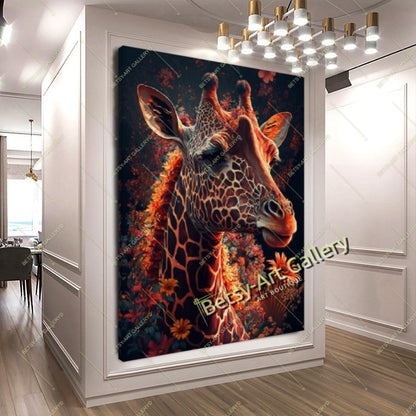 Jungle Elephant Canvas Print - African Wildlife Artwork