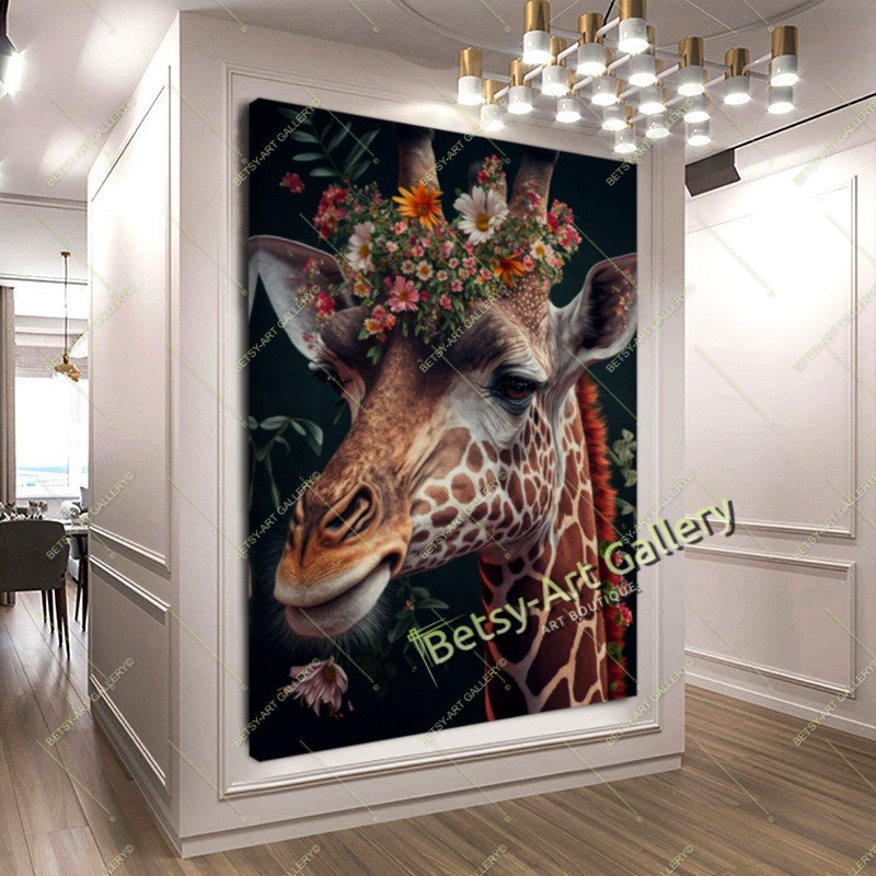 Jungle Elephant Canvas Print - African Wildlife Artwork