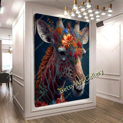 Jungle Elephant Canvas Print - African Wildlife Artwork