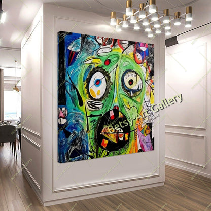 Modern Vivid Abstract Canvas Print - Elegant Home Decor #1