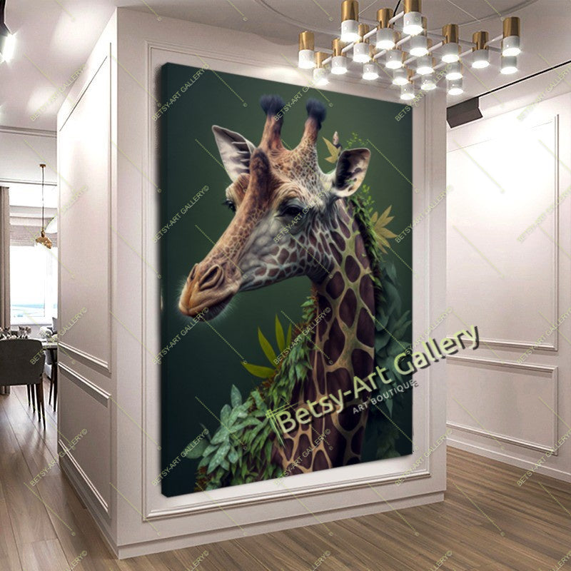 Jungle Elephant Canvas Print - African Wildlife Artwork