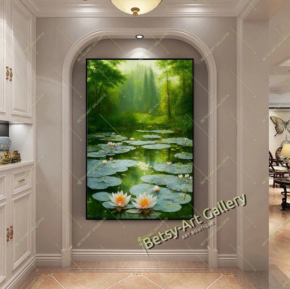 Autumn Birch Forest Canvas Print - Cozy Fall Landscape Wall Art