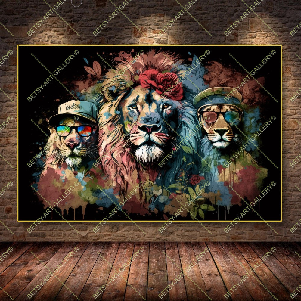 {{ product.title }} canvas artwork by Tanya Mirelle – modern wall decor – original artwork for home, living room, office, or gallery