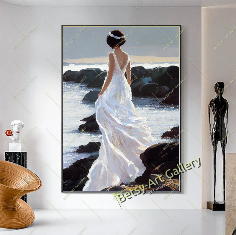 Autumn Birch Forest Canvas Print - Cozy Fall Landscape Wall Art