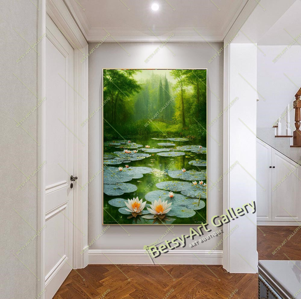 Autumn Birch Forest Canvas Print - Cozy Fall Landscape Wall Art