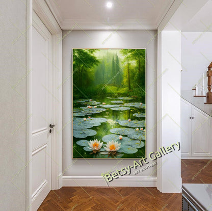 Autumn Birch Forest Canvas Print - Cozy Fall Landscape Wall Art