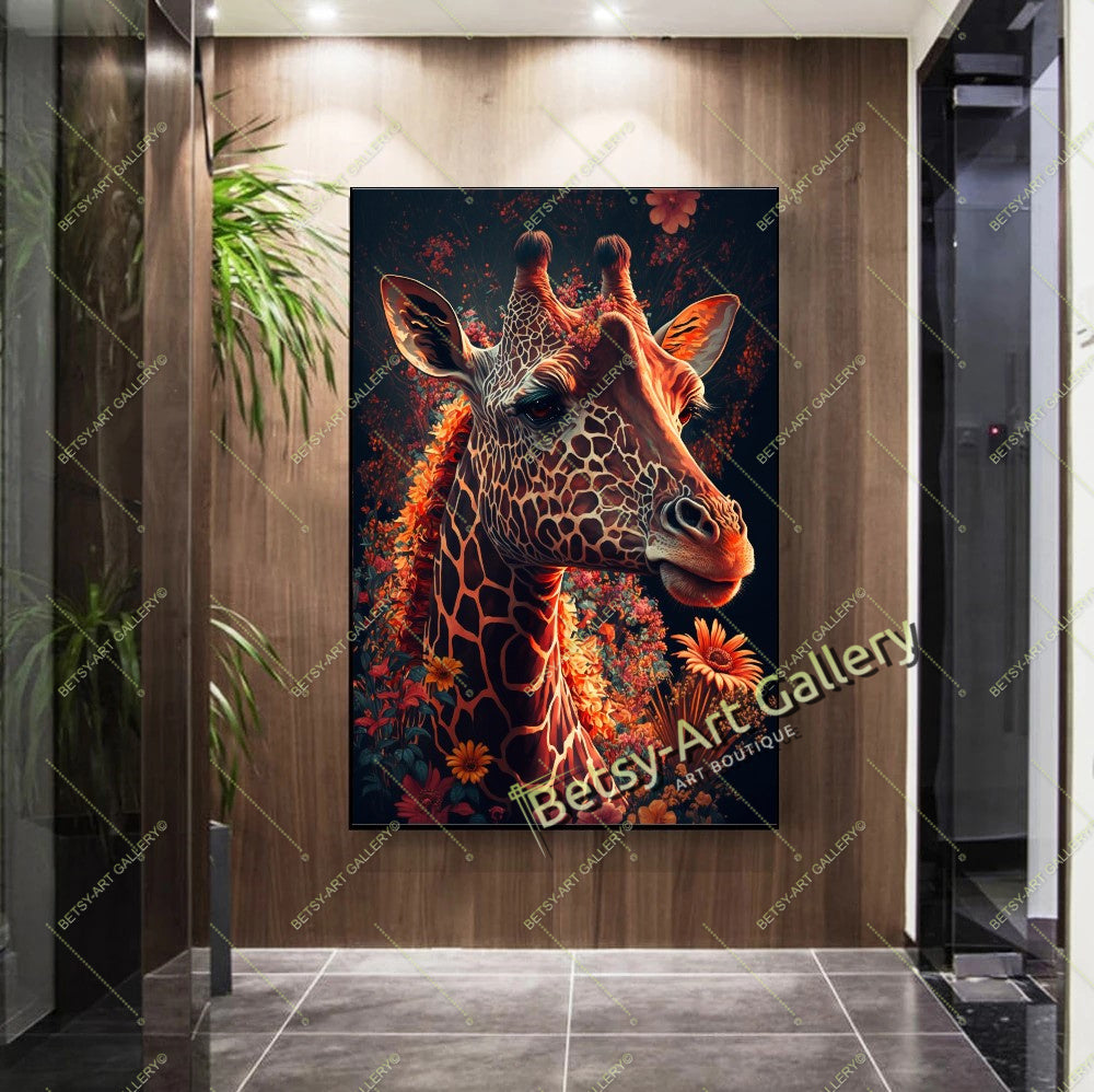 Jungle Elephant Canvas Print - African Wildlife Artwork