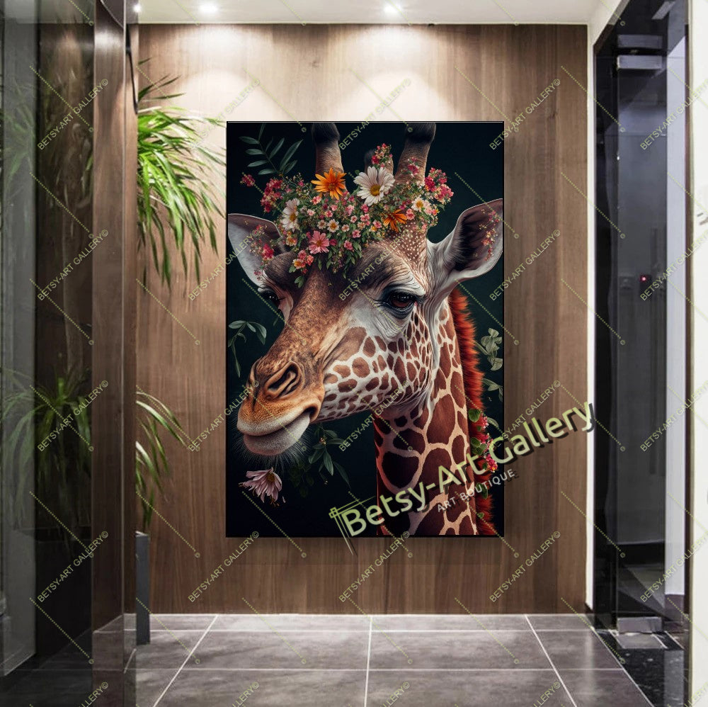 Jungle Elephant Canvas Print - African Wildlife Artwork