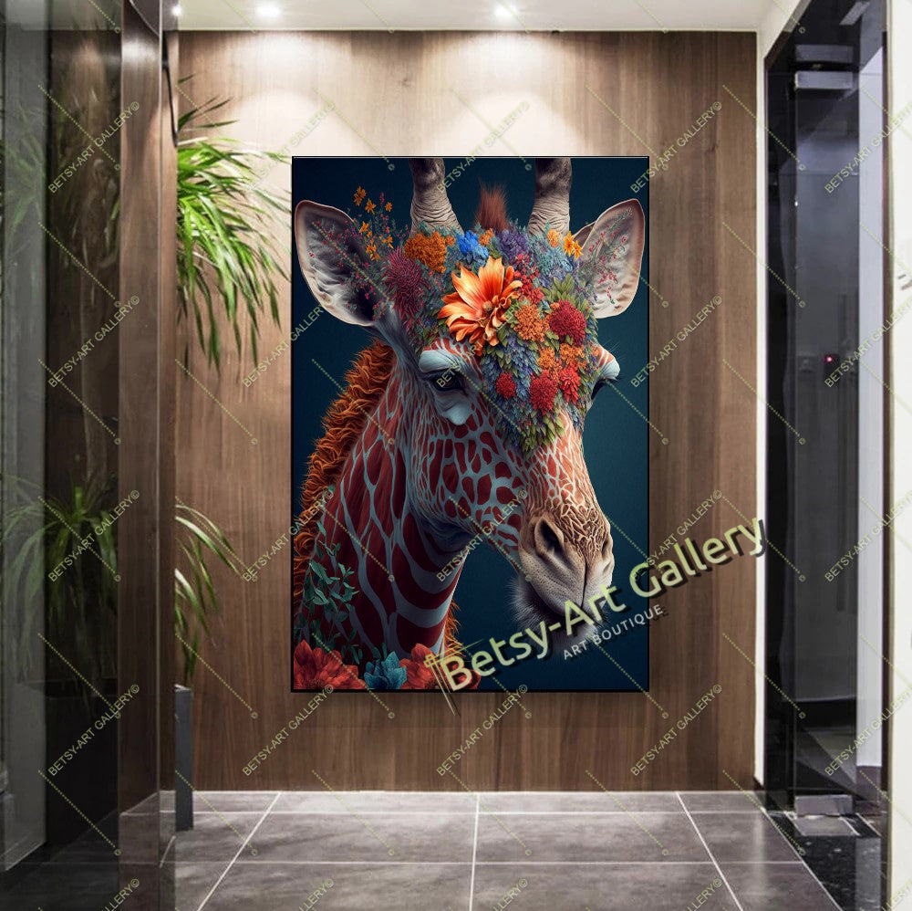 Jungle Elephant Canvas Print - African Wildlife Artwork