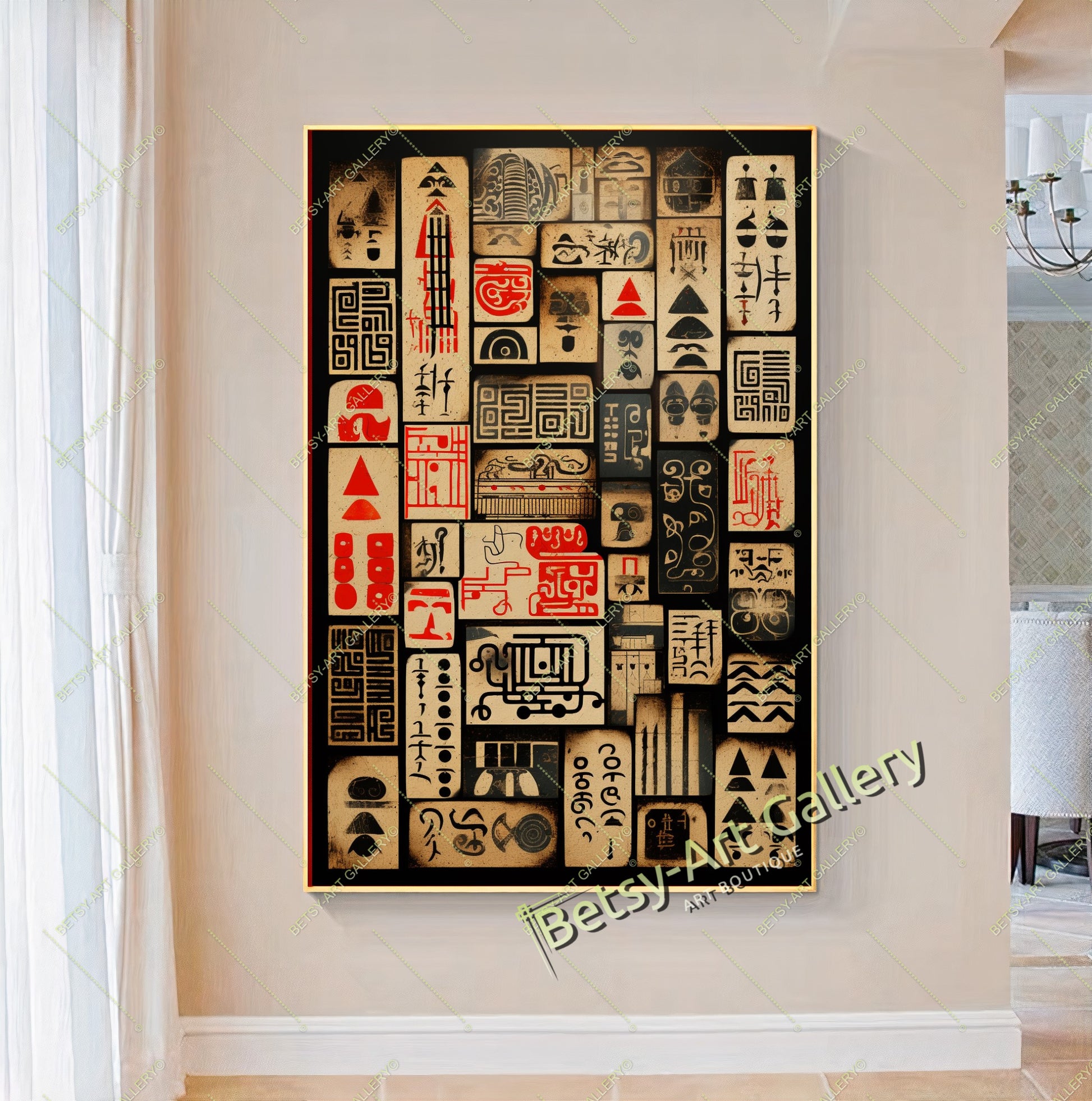 {{ product.title }} canvas artwork by Tanya Mirelle – modern wall decor – original artwork for home, living room, office, or gallery