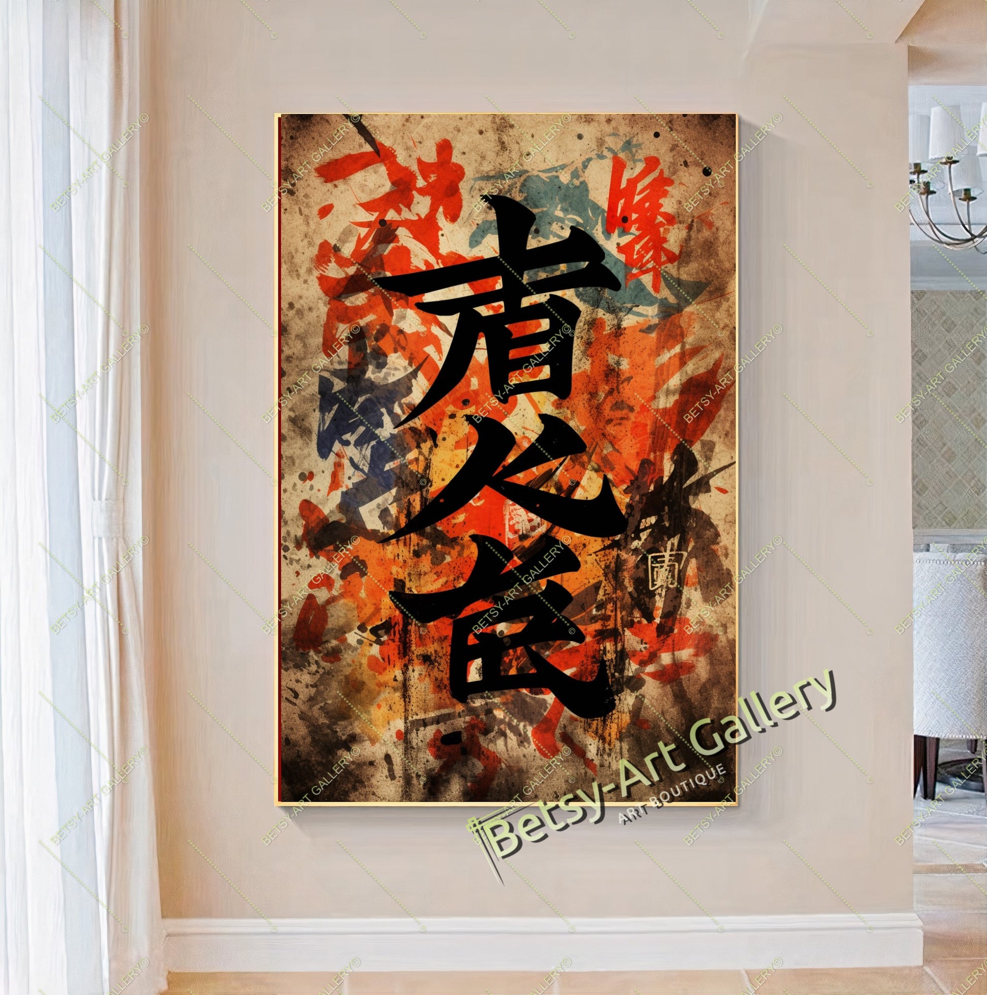 {{ product.title }} canvas artwork by Tanya Mirelle – modern wall decor – original artwork for home, living room, office, or gallery