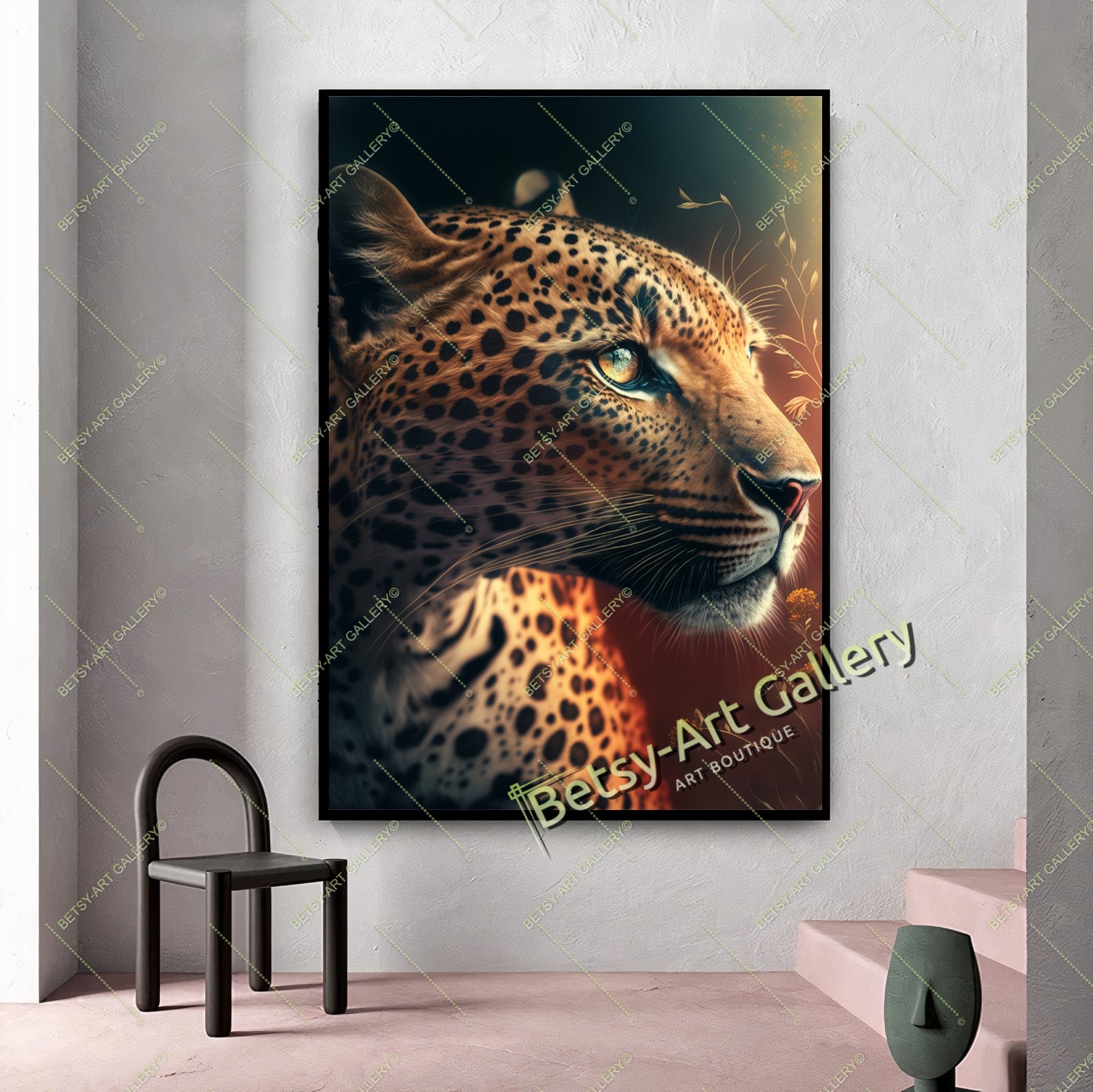 {{ product.title }} canvas artwork by Tanya Mirelle – modern wall decor – original artwork for home, living room, office, or gallery