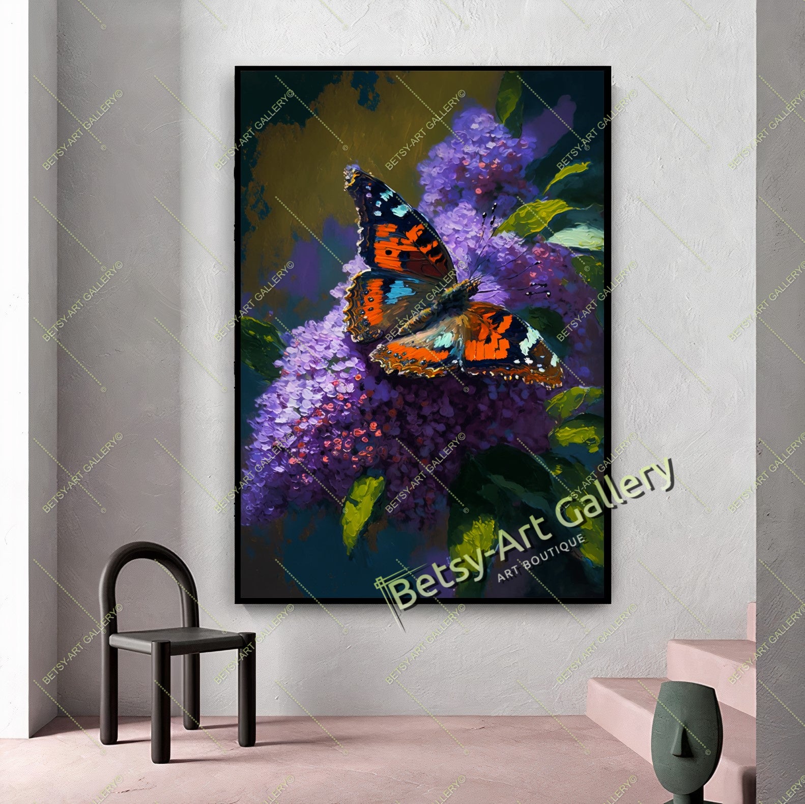 {{ product.title }} canvas artwork by Tanya Mirelle – modern wall decor – original artwork for home, living room, office, or gallery