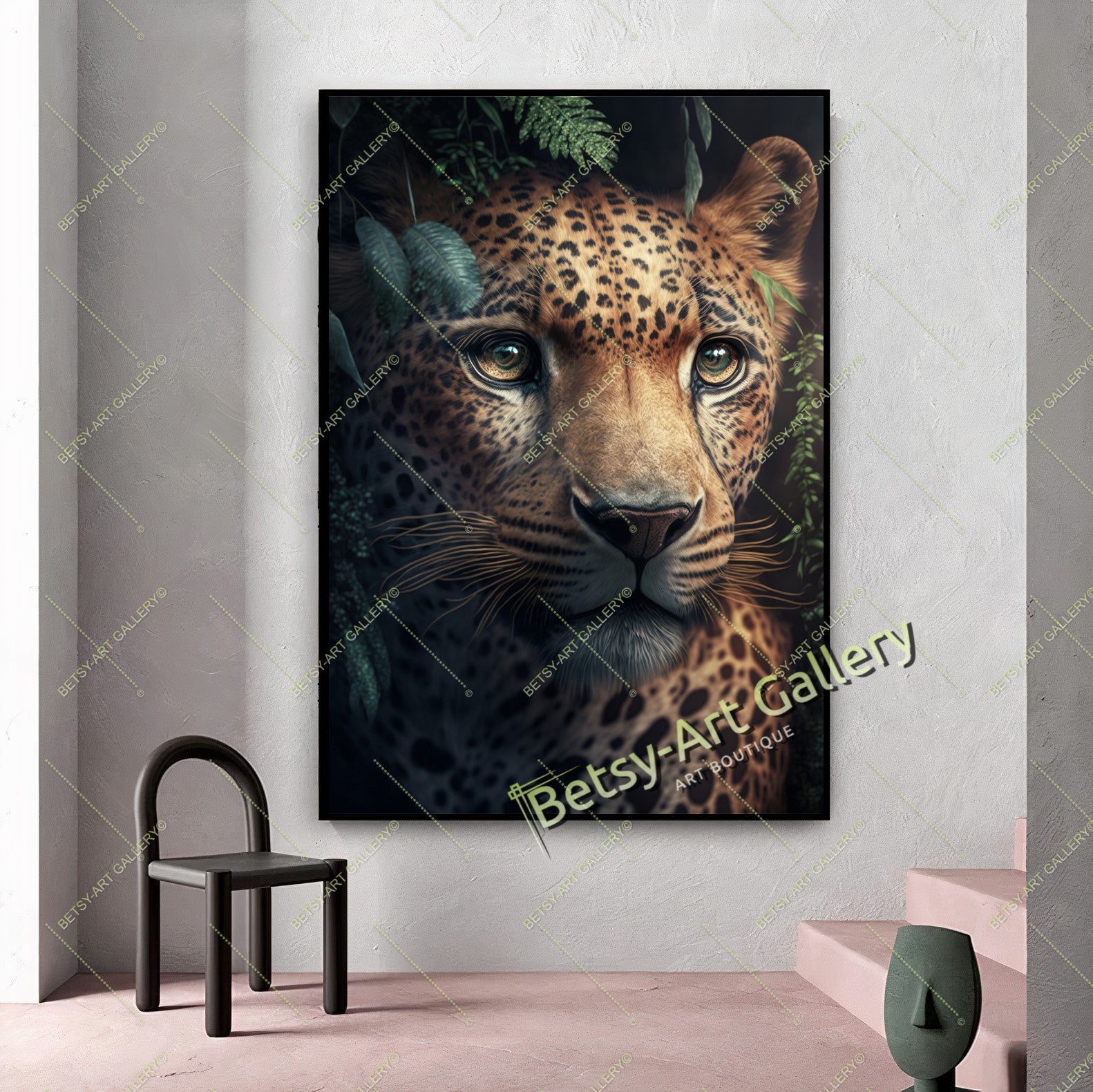 {{ product.title }} canvas artwork by Tanya Mirelle – modern wall decor – original artwork for home, living room, office, or gallery