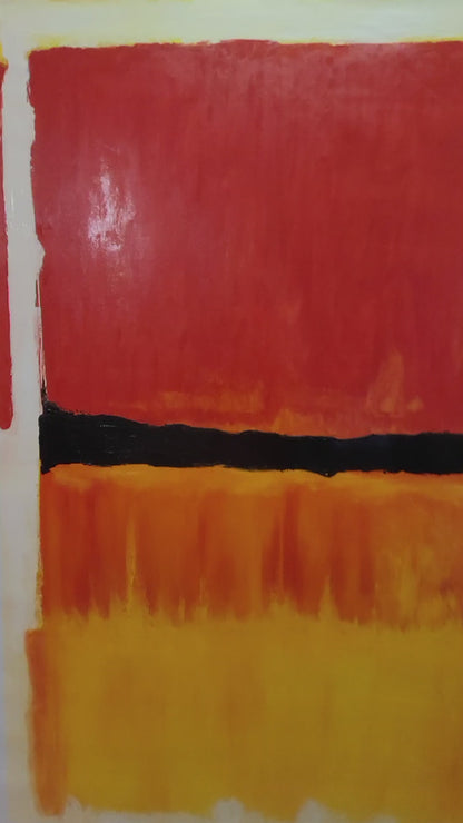 Mark Rothko Black Red Green - Modern Abstract Wall Art