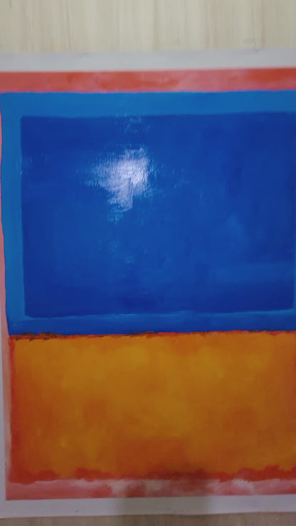 Mark Rothko Red Black - Modern Abstract Wall Art