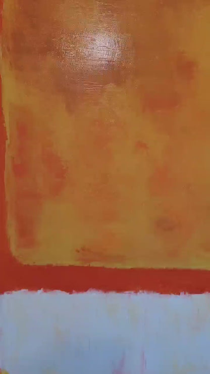 Red Yellow Mark Rothko Modern Abstract Paintings