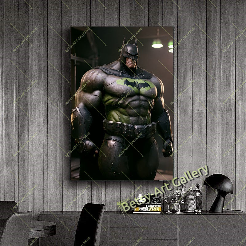 Spider-Man Red Blue Superhero Wall Art Print