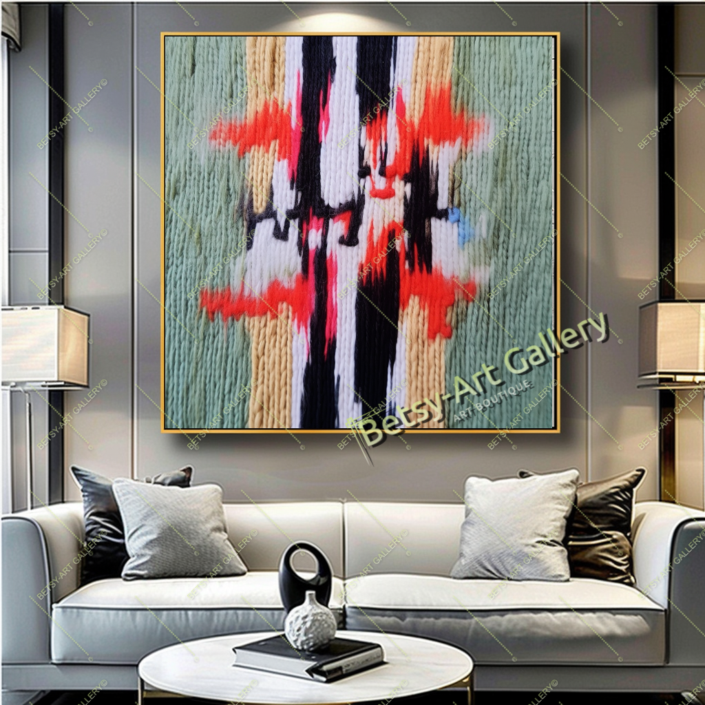 {{ product.title }} canvas artwork by Tanya Mirelle – modern wall decor – original artwork for home, living room, office, or gallery