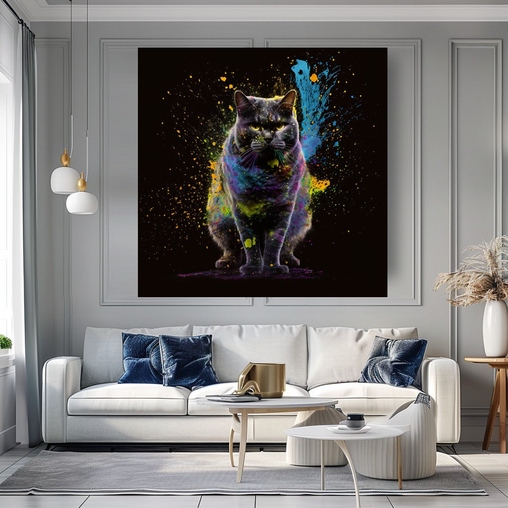 {{ product.title }} canvas artwork by Tanya Mirelle – modern wall decor – original artwork for home, living room, office, or gallery