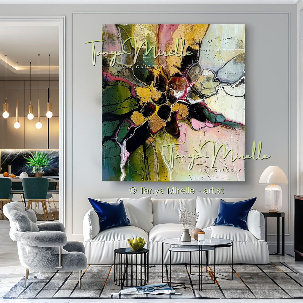 Palette Knife Abstract Oil Painting, Large Canvas Art #253