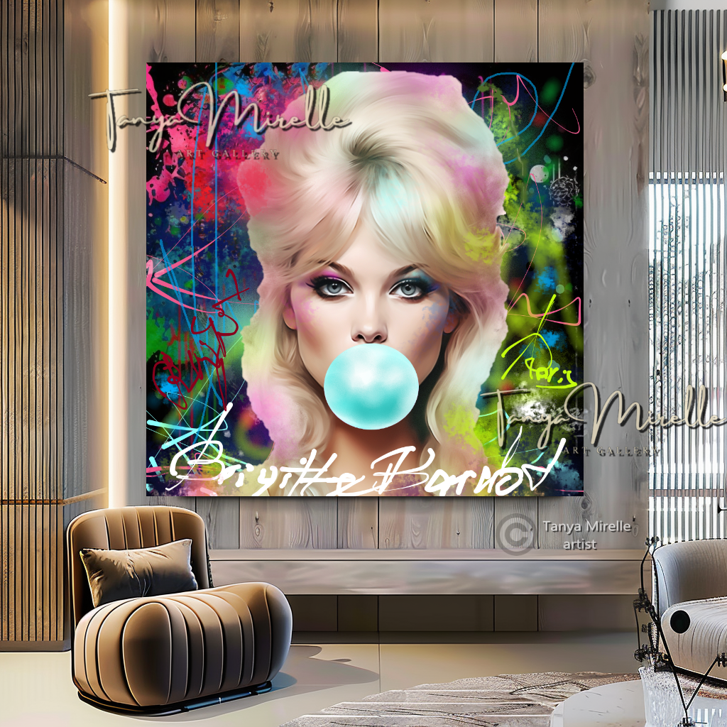 {{ product.title }} canvas artwork by Tanya Mirelle – modern wall decor – original artwork for home, living room, office, or gallery