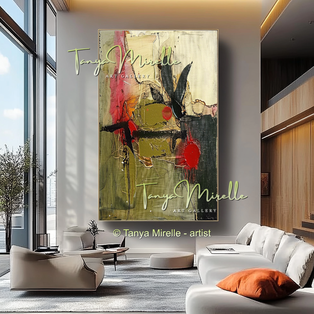 {{ product.title }} canvas artwork by Tanya Mirelle – modern wall decor – original artwork for home, living room, office, or gallery