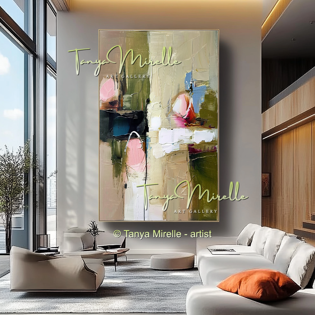 {{ product.title }} canvas artwork by Tanya Mirelle – modern wall decor – original artwork for home, living room, office, or gallery