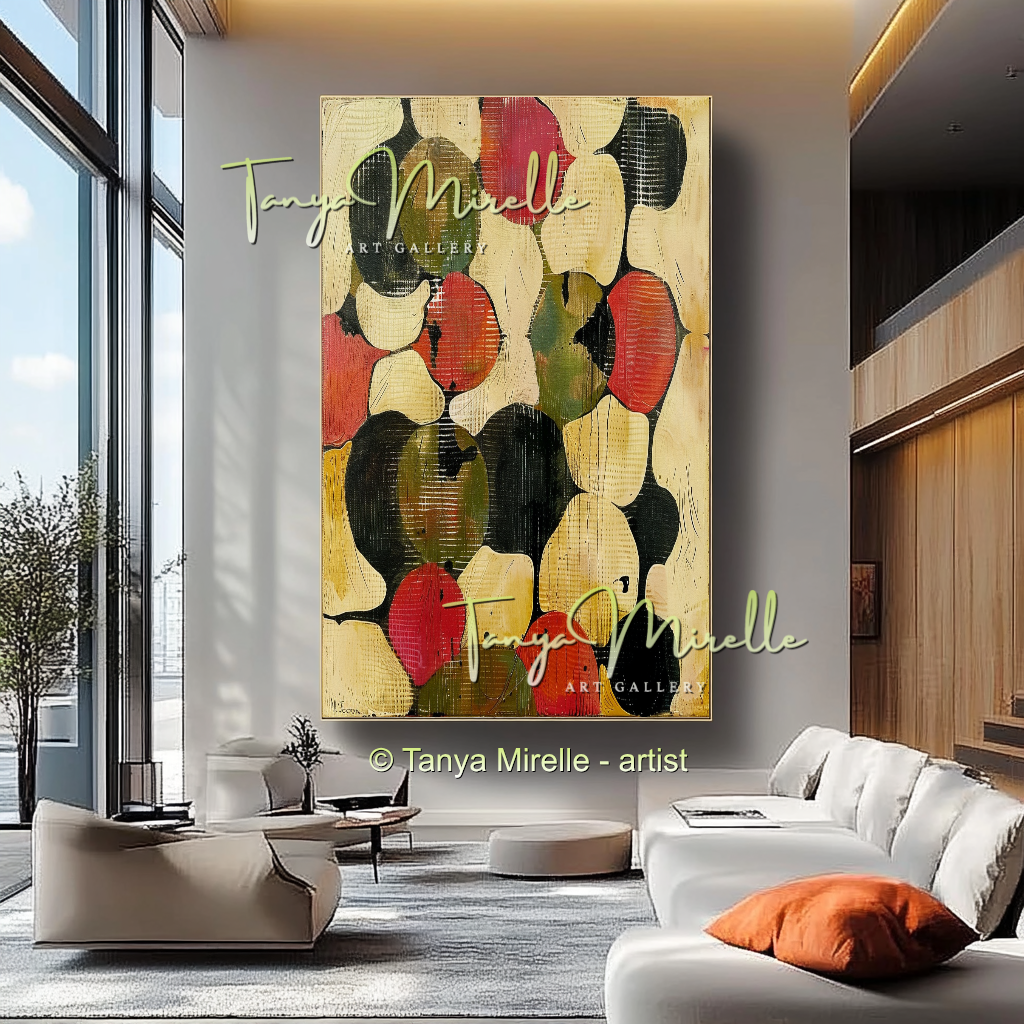 {{ product.title }} canvas artwork by Tanya Mirelle – modern wall decor – original artwork for home, living room, office, or gallery