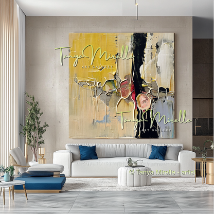 Honeycombs Modern Abstract Oil Painting #306