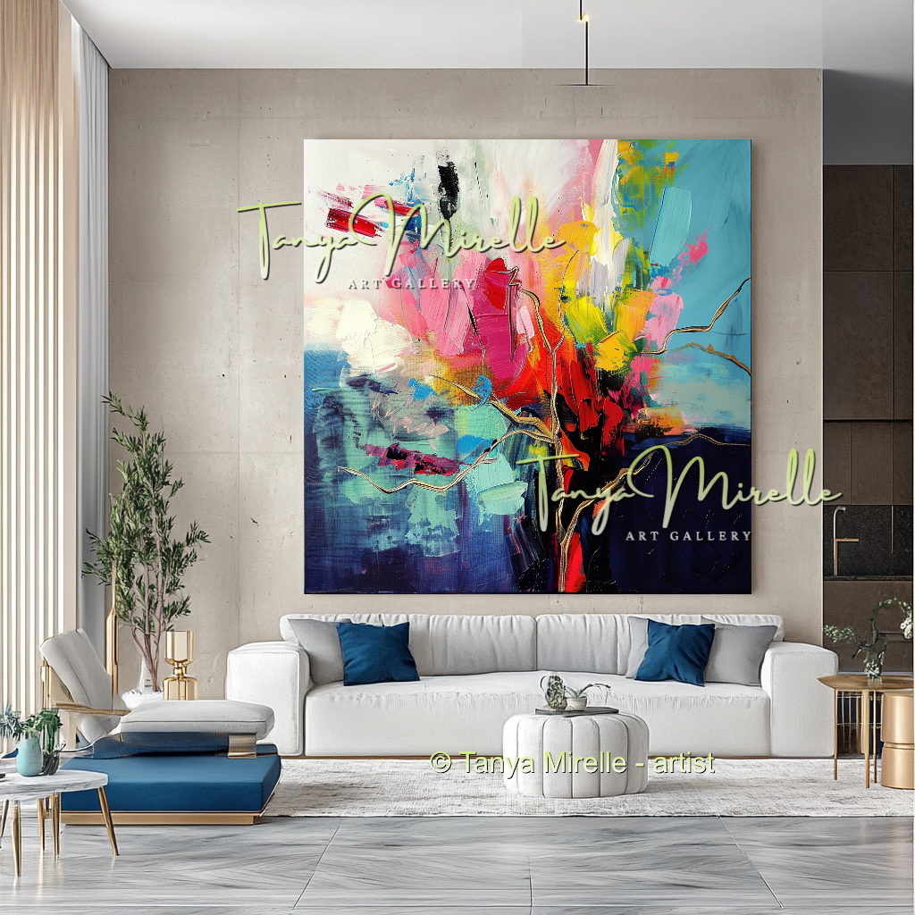 Red Coral - Underwater Abstract Modern Wall Art #166