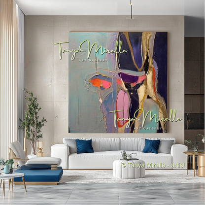 Elegant Abstract Wall Decor - Bold Modern Wall Art #198