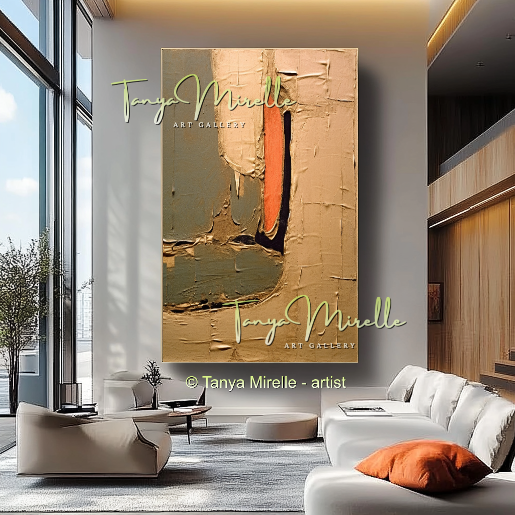 {{ product.title }} canvas artwork by Tanya Mirelle – modern wall decor – original artwork for home, living room, office, or gallery
