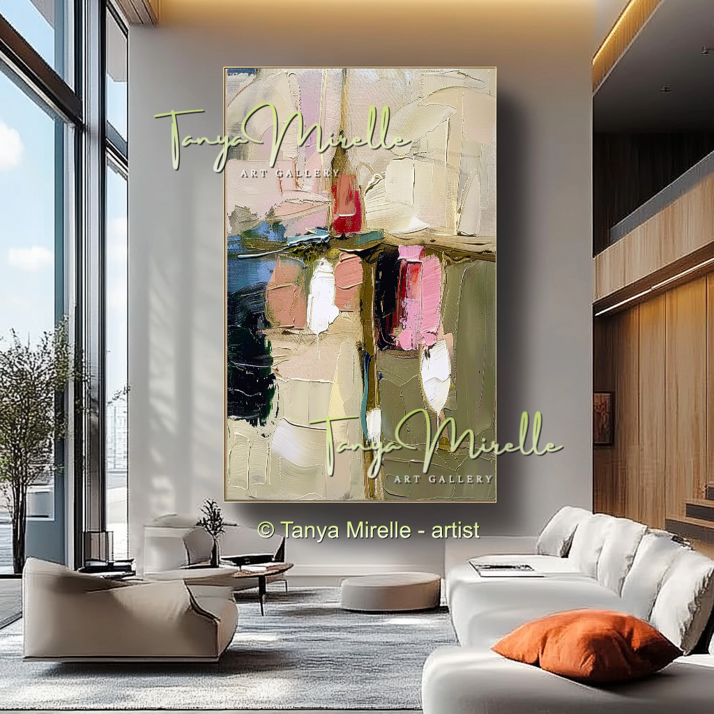 {{ product.title }} canvas artwork by Tanya Mirelle – modern wall decor – original artwork for home, living room, office, or gallery