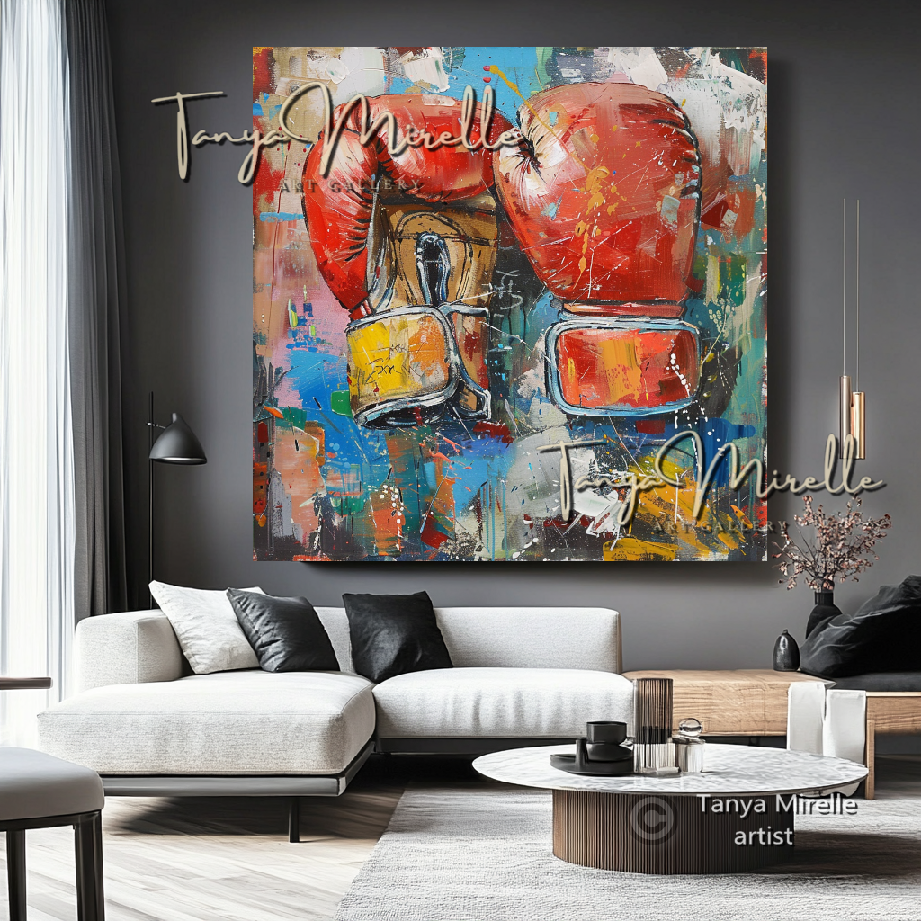 {{ product.title }} canvas artwork by Tanya Mirelle – modern wall decor – original artwork for home, living room, office, or gallery