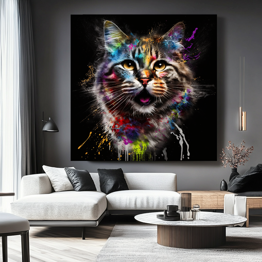{{ product.title }} canvas artwork by Tanya Mirelle – modern wall decor – original artwork for home, living room, office, or gallery