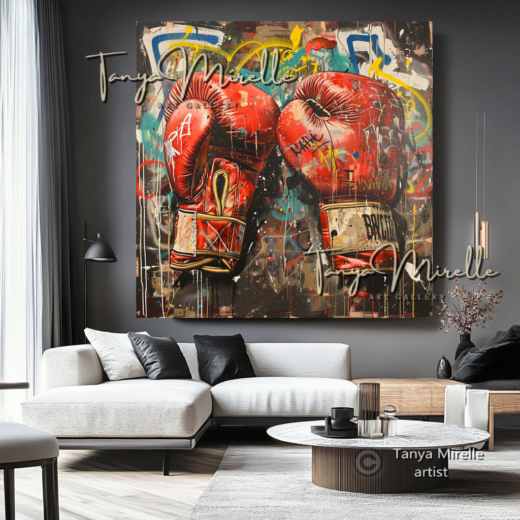 {{ product.title }} canvas artwork by Tanya Mirelle – modern wall decor – original artwork for home, living room, office, or gallery