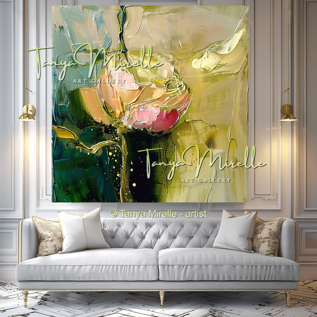 Modern Impasto Art for Contemporary Homes #336