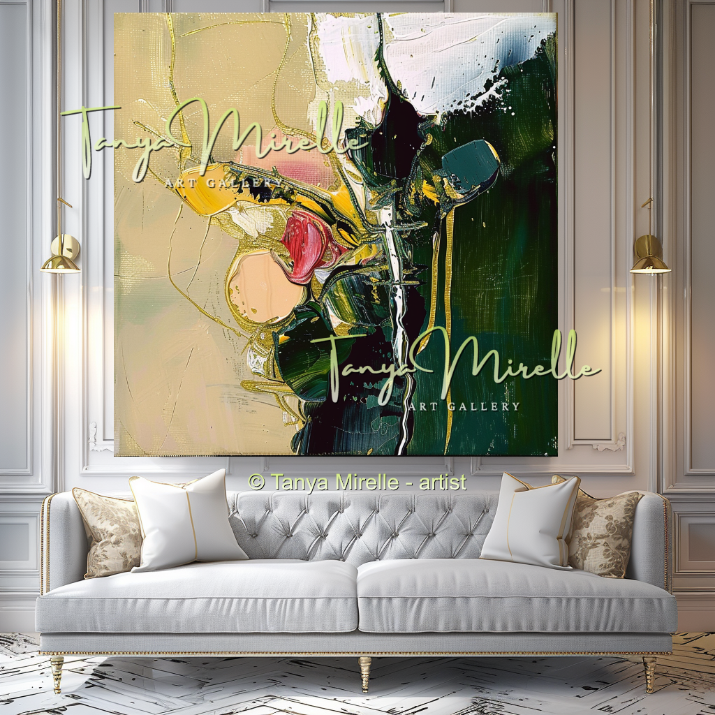 Modern Impasto Art for Contemporary Homes #336