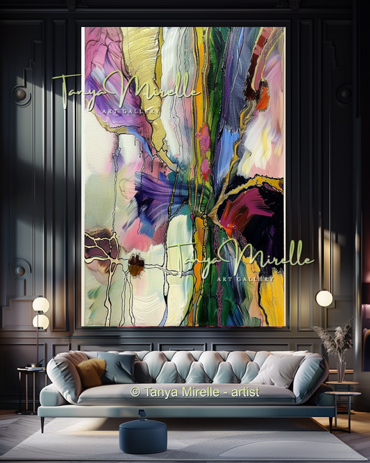 Colorful Abstract Painting - Modern Wall Art #157