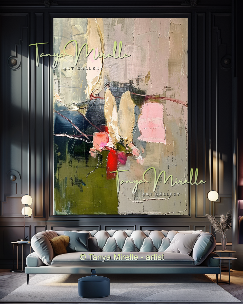 {{ product.title }} canvas artwork by Tanya Mirelle – modern wall decor – original artwork for home, living room, office, or gallery