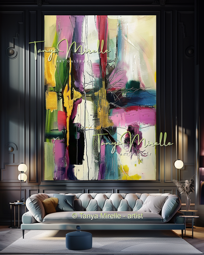 Colorful Abstract Painting - Modern Wall Art #157
