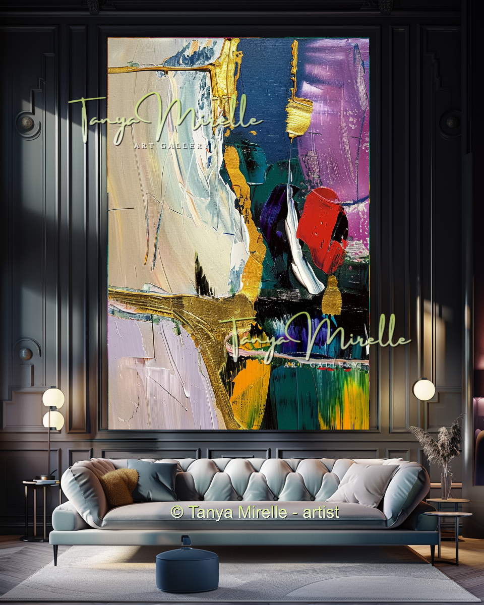 Bold Abstract Impasto Painting - Modern Wall Art #165