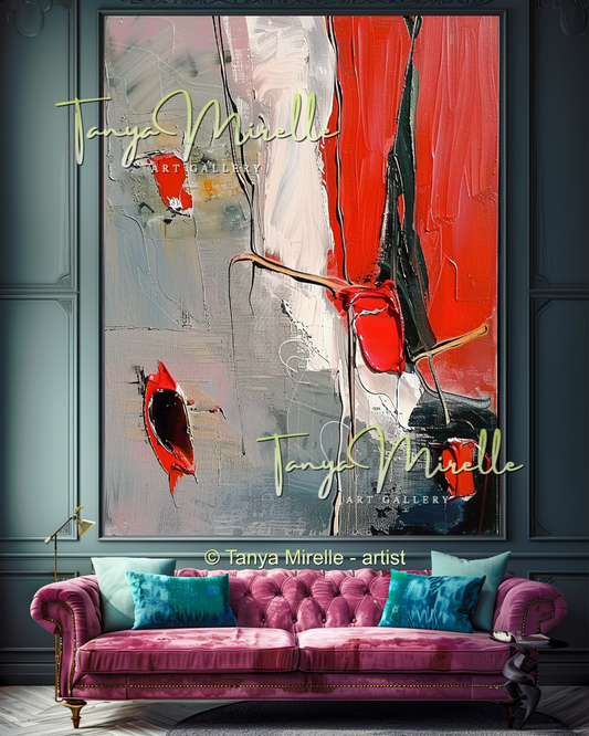 Modern Abstract Wall Art for Luxury Interiors #314