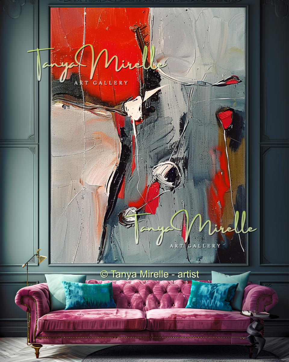 {{ product.title }} canvas artwork by Tanya Mirelle – modern wall decor – original artwork for home, living room, office, or gallery